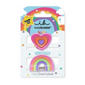 Kids Clipstar Kids Happy Heart 2pcs INVISIBOBBLE