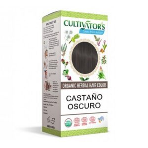 Tinte Orgánico Castaño Oscuro 100gr  CULTIVATOR'S