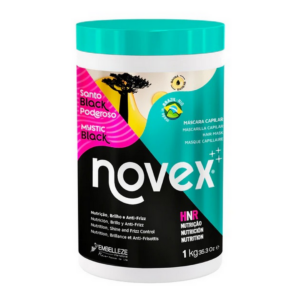 Santo Black Poderoso Mascara Capilar 1kg NOVEX