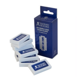 100 Double-Edge Razor Blades (10x10) THE BLUEBEARDS REVENGE OUTLET