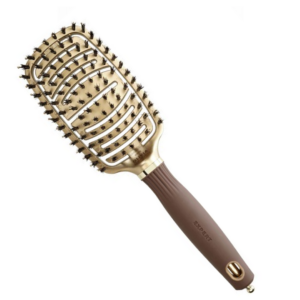 Expert Care Flex Boar & Nylon Gold & Brown OLIVIA GARDEN