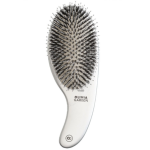 Expert Care Curve Boar & Nylon Silver  OLIVIA GARDEN