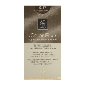 9.87 Very Light Blonde Pearl Sand Color Elixir APIVITA