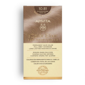 10.81 Platinum Blonde Pearl Ash Color Elixir APIVITA