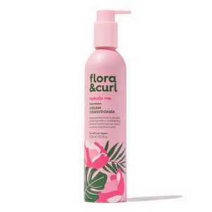 Rose Water Cream Conditioner 300ml FLORA & CURL