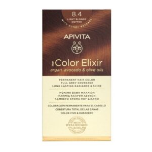 8.4 Light Blonde Copper Color Elixir APIVITA
