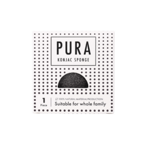 PURA Black Esponja de Konjac SISTER YOUNG