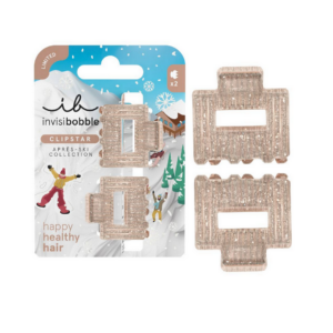 Clipstar Après-Ski Shimmer 2pcs INVISIBOBBLE
