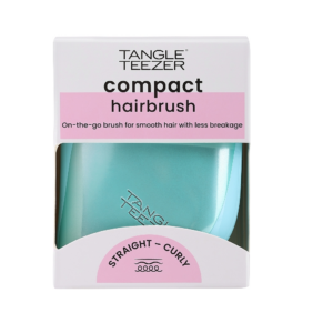 Compact Styler Frosted Teal Chrome TANGLE TEEZER