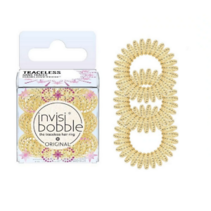 Original Time To Shine Gold Rush 3pcs INVISIBOBBLE