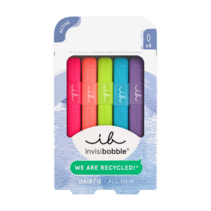 Hairtie Recycled Neon Glow 5pcs INVISIBOBBLE