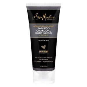 African Black Soap Bamboo Charcoal Body Scrub 170gr SHEA MOISTURE