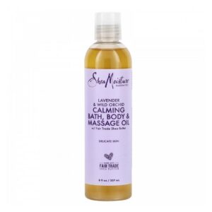 Lavender & Wild Orchid Calming Bath, Body & Masságe Oil 237ml SHEA MOISTURE