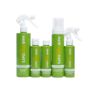 Mixed Chicks Hair Four Days